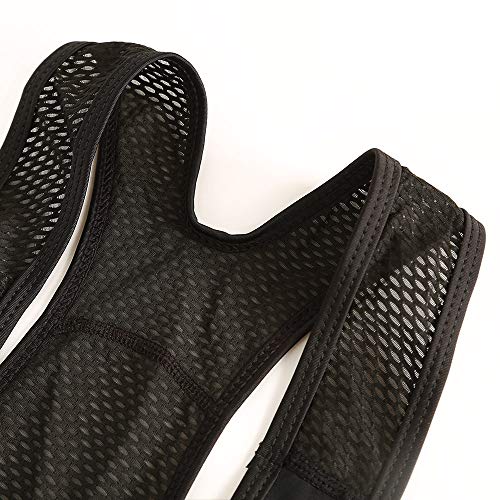 Women's Bib Shorts Tights Bicycle Pants Bicycle Pad Bicycle Clothing (Black, L) - Thumbnail 3
