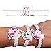 Pawliss Emoji Bracelets Wristband, Unicorn Birthday Party Favors Supplies for Kids Girls, Emoticon Toys Prizes Gifts, Rubber Band Bracelet 30 Pack