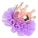 Ecome 3pcs Girl Hairpin Girls Elastic Flower Crown Headwear Hair Accessories
