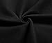 BAISHENGGT Women's Casual Shawl Collar Button Tunic Top Medium Black