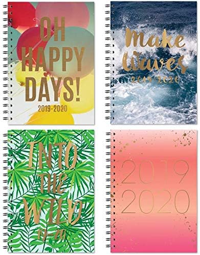 Academic 2019-2020 A5 wiro Bound Week to View Diary Assorted Designs