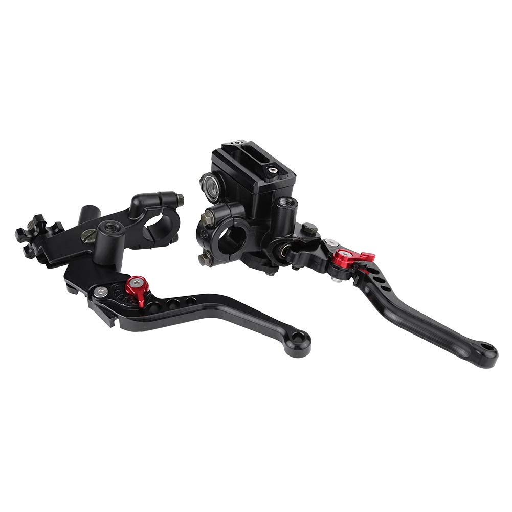 VOBOR Brake Clutch Levers-1 Pair 7/8"(22mm) Universal Motorcycle Brake & Clutch Master Cylinder Reservoir Levers for Go Karts, Pit Bikes, Dirt Bikesand