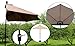 EasyGoProducts EGP-UMB-009 EasyGo – 9’ Half Umbrella 200g Polyester Patio Outdoor Awning Hut para, Beige