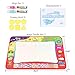 D-FantiX Kids Water Doodle Mat,Large Water Drawing Mat 4 Colors Writing Painting Toddlers Doodle Board Pad with 2 Magic Pen for Girls Boys Educational Gift 31.4 x 23.6in