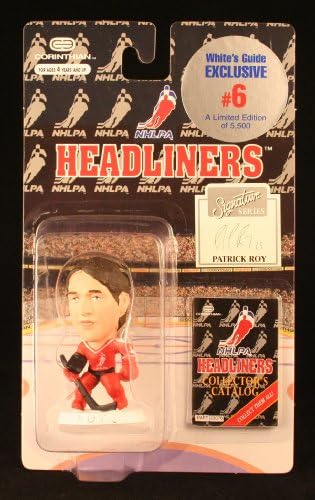 PATRICK ROY / NHLPA (WHITE'S GUIDE EXCLUSIVE #6) 1996 NHL Headliners Hockey Collector * 3 INCH * Limited Edition Figure (5,500 Pieces Produced)