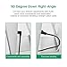 UGREEN Cat6 Ethernet Patch Cable Gigabit Right Angle to RJ45 Network Wire Cord 90 Degree LAN Cable Plug Connector for Mac, Computer, PC, Router, Modem, Printer, Xbox, PS4, PS3, PSP (10FT)