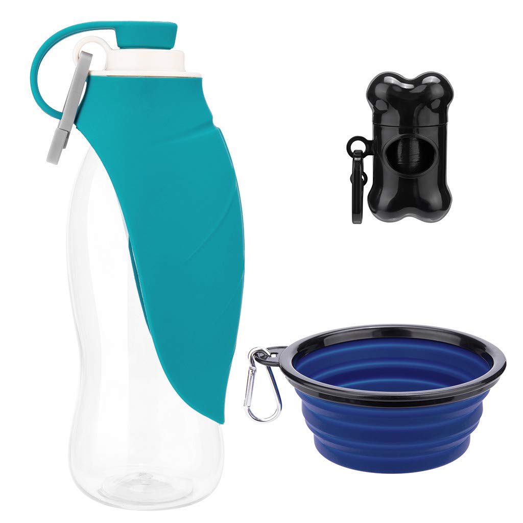 Gallity Portable Dog Water Bottles, 20 Oz Reversible