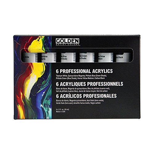 Principal Professional 6 Piece Heavy Body Acrylic Set