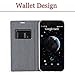 Google Pixel 2 Case, PU Leather Slim Flip Wallet Smart Magnetic Closure Card Slots Cover Kickstand Feature and TPU Bumper Full Body Protection for Pixel 2 (Gary)