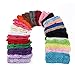 Baby Girl Headbands Elastic Crochet Hair Bands Hair Accessories Pack of 50