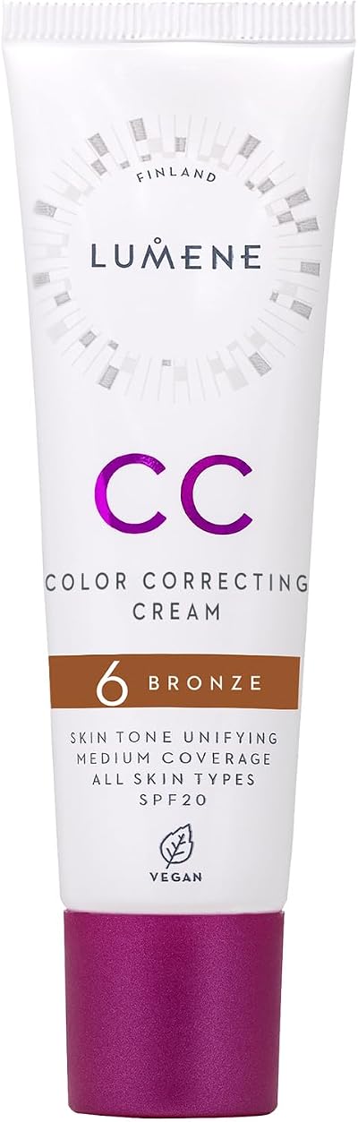 Lumene CC Cream Colour Correcting Cream SPF 20 Medium Bronze 30 ml Vegan
