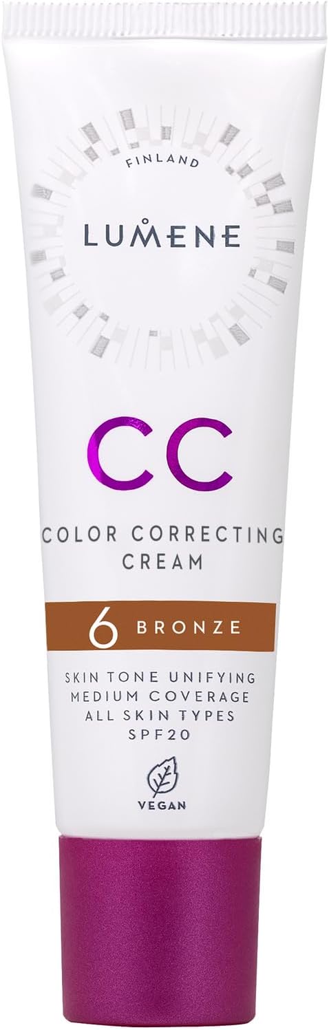 Lumene CC Cream Colour Correcting Cream SPF 20 Medium Bronze 30 ml Vegan