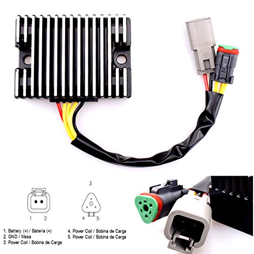 For SEA-DOO PERSONAL WATERCRAFT GTX 4-TEC 2002-2007 GTX Wake 2005-2007 RXP 2004-2007 RXT 2005-2007 Motorcycle Voltage Regulator Rectifier 278-001-581 278-001-969 - Thumbnail 7