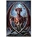 DIY 5D Diamond Painting Kit Full Diamond Dragon Goddess Embroidery Square Resinstone Cross Stitch Arts Craft Supply for Home Wall Decor (Dragon Goddess)