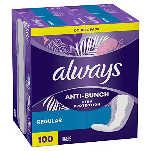Always AntiBunch Xtra Protection, Panty Liners For Women, Light