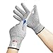 Jeslon Cut Resistant Gloves Food Grade Level 5 Protection,Kitchen and Work for Hand Safety while Cutting, Mandolin Slicing, Meat Cutting, Wood Carving and doing Yard Work.- Lightweight, Breathable
