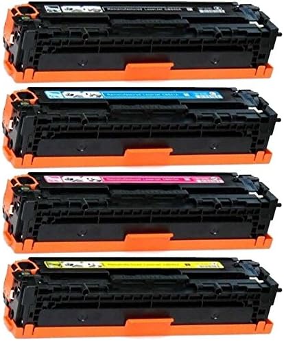 GLB Premium Quality Compatible Replacement for HP 201A Toner Cartridge Set CF400A CF401A CF402A CF403A (Black, Cyan, Yellow, Magenta)