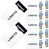 LINKYO Anti-Theft RFID Blocking Credit Card & Passport Holder Protector Sleeves (10 Credit Card, 2 Passport, 12-Pack)