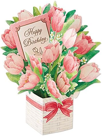 Amazon Com Sanrio Happy Birthday Flower Bouquet Tulip Pop Up