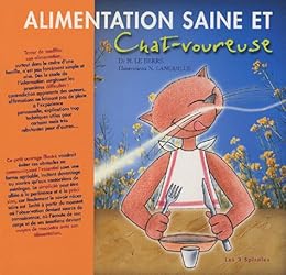 Alimentation saine et chat-voureuse