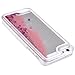 Yoption Transparent Plastic 3D Glitter Quicksand and Star Liquid Case for Apple iPhone 5 5S SE