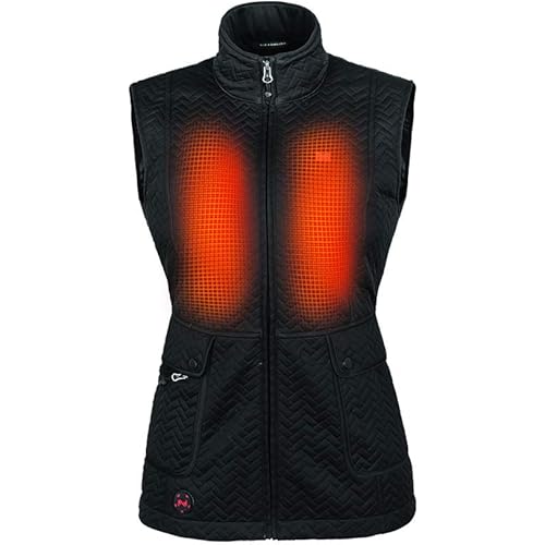 Mobile Warming Womens Cascade Bluetooth Battery Heated Insulated Vest (7.4v)