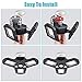 Deformable LED Garage Lights, 60W 6000LM Garage Lights Ceiling LED Garage Light Bulb 3 Leaf Garage Lighting E26 Screw Socket LED Shop Lights for Garage Basement Workshop (NO Motion Activated)