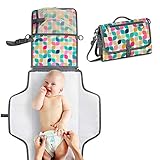Toolik Portable Changing Pad Baby Diaper Clutch with Waterproof Infant Travel Station Kit Mat