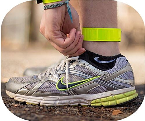 Coepoch (Pack Of 2) Reflective Arm Bands High Visibility Safety Gear For Running Cycling Walking Hiking Dog Walking Jogging-Wearable as Ankle Bands Armband Wristbands-Elastic Lightweight