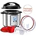 Potastic Pressure, LCD Display,Instant Cooking with Stainless Steel Pot, Multi, Slow, Rice, Yogurt Maker, Egg Cooker, Saute, Steamer, Warmer