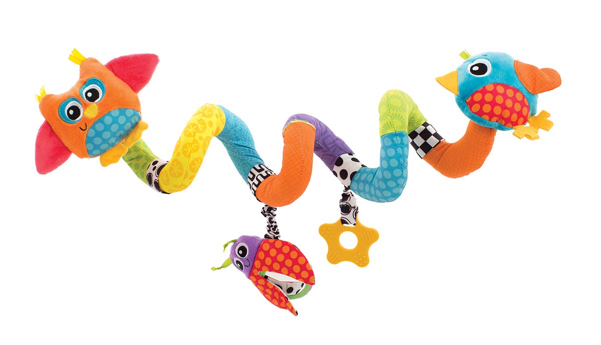Playgro Who's in the Tree Twirly Whirly Activity Spiral, From 0 Months, Multicoloured, 40139