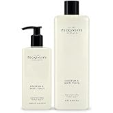 Pecksniff's Classic Moisturizing Hand Wash 500ml Set with 1L Refill (Gardenia &amp; White Peach)