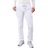 Adar Addition Scrubs for Women - Skinny Leg Cargo Drawstring Scrub Pants