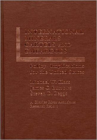 International Minerals Cartels And Embargoes Policy - 