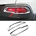 GOOACC ABS Chrome Rear Fog light lamp Cover Trim Fits Jeep Cherokee 2014 2015