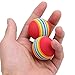 NUOMI 12pcs Sponge Ball Cat Toy Soft Foam Rainbow Play Balls Interactive Kittens Pet Toys