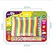 Magic Water Doodle Mat with Rainbow Color Swatches,Children Water Drawing Mat Board,Educational Toy Gift