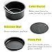 AIQI 5 Piece Air Fryer Accessories, Including Cake Barrel, Pizza Pan, Metal Holder, Skewer Rack and Silicone Mat for Gowise Phillips and Cozyna and More, Fit All 3.7QT - 5.3QT - 5.8QT