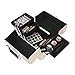 Makeup Train Cases Professional Large Make Up Boxes Artist Organizer Kit Makeup Cases (Gold) [ US STOCK ]