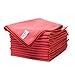 MW Pro Microfiber Cleaning Cloth | Red (12 Pack) | Size 16