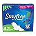 Stayfree Maxi Super Long Pads with Wings For Women, Reliable Protection and Absorbency of Feminine Periods, 45 count