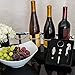 Wine Gift Set Includes Corkscrew Wine Bottle Opener Professional Stainless Steel Waiter Style Opener with Foil Cutter, Stopper, Drip Ring and Pourer Plus Bonus Wine Bottle Sock by Vite Dolce