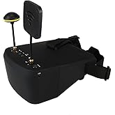 SoloGood EV800D FPV Glasses with DVR 5.8G 40CH 5 Inch 800x480 Diversity Video Headset Build in 3.7V 2000mAh Battery