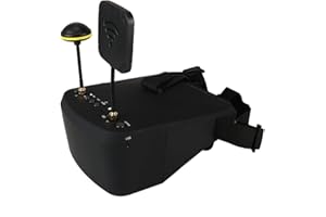 SoloGood EV800D FPV Glasses with DVR 5.8G 40CH 5 Inch 800x480 Diversity Video Headset Build in 3.7V 2000mAh Battery