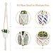 Macrame Plant Hangers, FIREOR 3 Pack Plant Hanger Indoor Outdoor Hanging Planters Flower Pot Holder Basket - 4mm Cotton Rope, 41 Inch