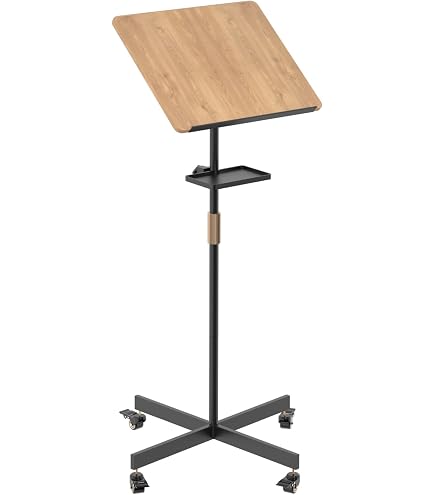 Amazon.com: MPOWRX Podium Height Adjustable Lectern Reading Stand