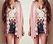 Sandistore Women Loose Kimono Cardigan Jacket Blouse Tops (free size)