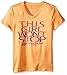 Skechers Big Girls' Sport Short Sleeve T-Shirt, Blazing Orange, Medium (10-12)