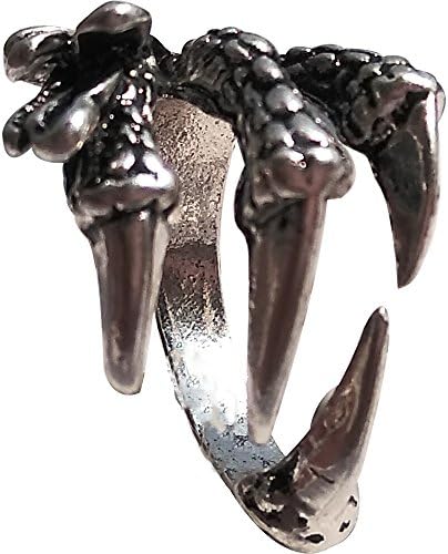 Claw Rings for Men Dragon Claw Ring Punk Goth Mens Biker Rings