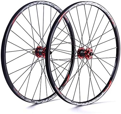 Mtb自転車ホイールセット 26 27 5インチ超軽量二重壁合金リム24hサイクリングホイールマウンテンバイクホイール 7 8 9 10 11スピードシールドベアリング用vブレーキディスクリムブレーキファストリリース Ame Du Vignoble Eu